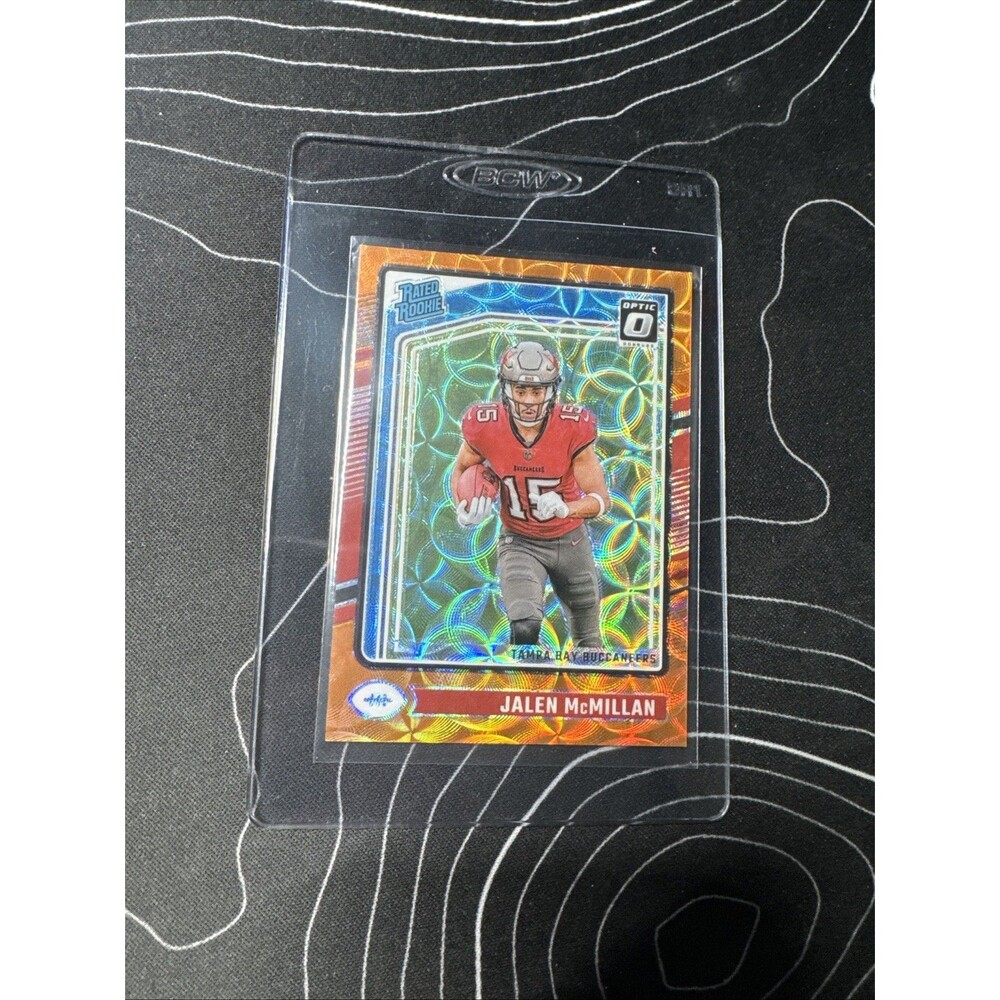 2024 Panini Donruss Optic Jalen McMillan RC Rated Rookie Orange Scope #239